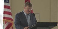 Mississippi Governor Tate Reeves speaks at 20th anniversary Hurricane Katrina commemoration ceremony