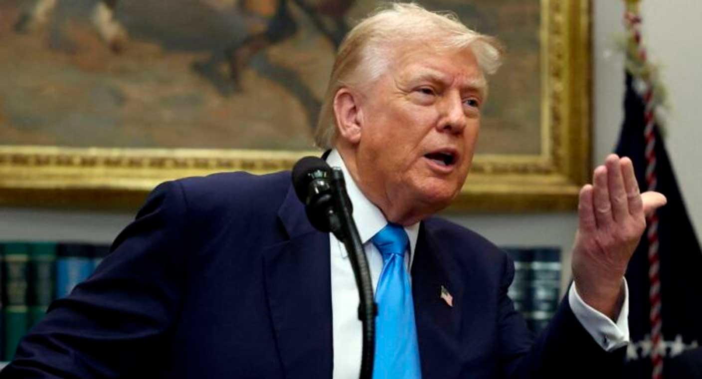 Trump asegura que México y Canadá hacen lo que EEUU dice