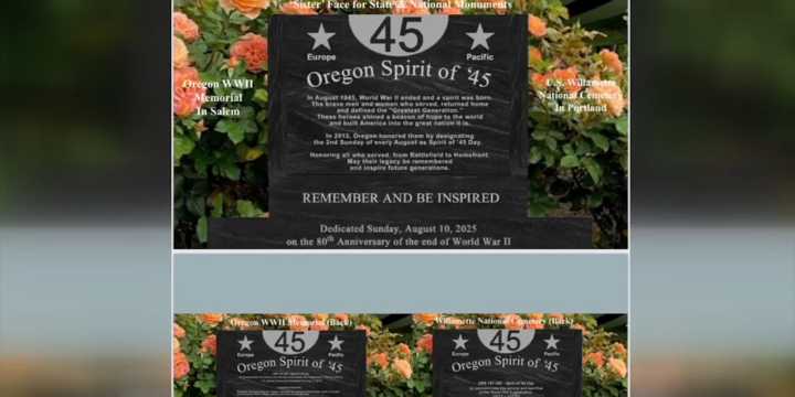 Oregon to commemorate 80th anniversary of WWII with ‘Sister’ Monuments