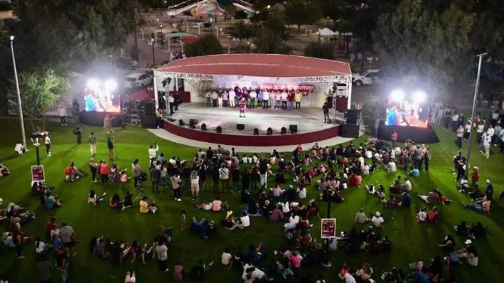 Transforman una bodega abandonada en el norte de Tamaulipas en un sitio ‘lleno de color’: inauguran el Parque Viveros