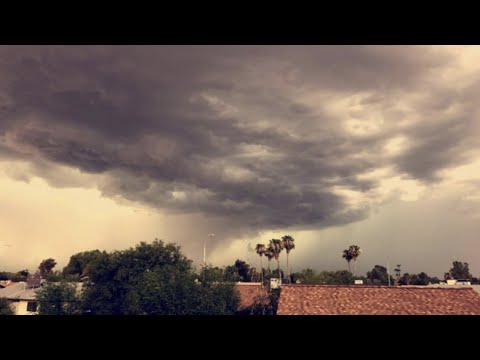 Monsoon storm activity around the Valley and state
