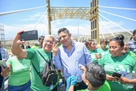 Ricardo Gallardo le cumple a potosinos al entregar vía alterna