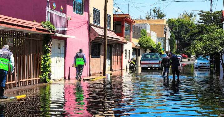 400 casas de GAM y Venustiano Carranza están bajo el agua; Brugada dará apoyos