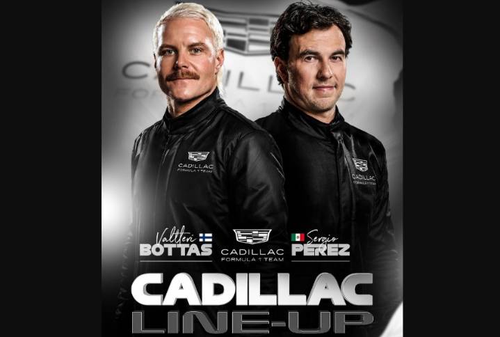 Checo Pérez y Valtteri Bottas liderarán al nuevo equipo Cadillac en F1 2026