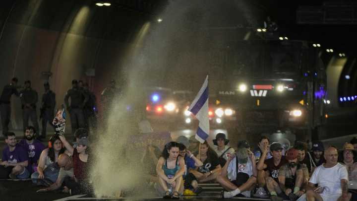 Israel's growing frustration over the war in Gaza erupts in nationwide protests