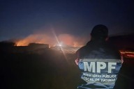 Otro incendio en cañaverales generó humo y complicó el tránsito en la ruta 38