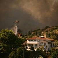Greek firefighters make progress against wildfires