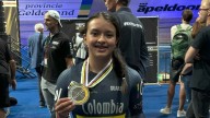Valeria Hernández la ‘sacó del estadio’: medalla de plata en el Mundial juvenil de ciclismo de pista en la prueba del keirin