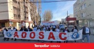 Conflicto docente ADOSAC se movilizó y cerró con un acto frente a Casa de Gobierno