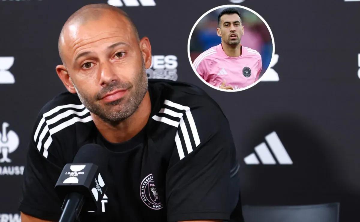 Javier Mascherano addresses Sergio Busquets’ future with Lionel Messi, Inter Miami