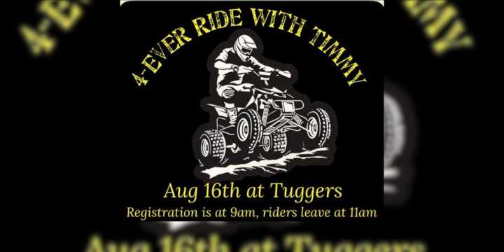 7th annual 4-Ever Ride With Timmy coming up