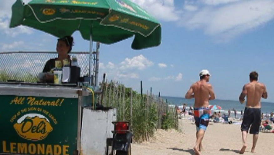 What's the water temperature at RI beaches? Pretty warm (for RI)