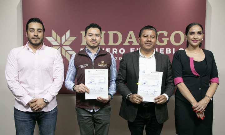 Despacho del Gobernador y TEEH firman acuerdo para impulsar profesionalización de servidores públicos