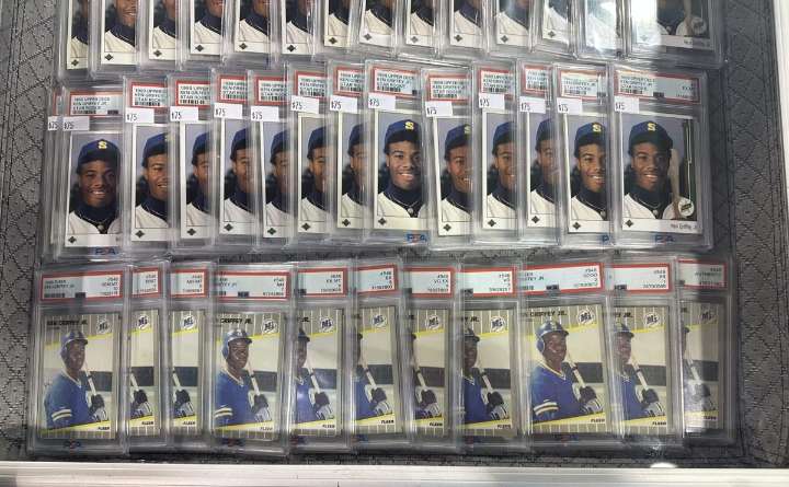 Why Ken Griffey Jr. rookie cards in bad condition can command premium prices