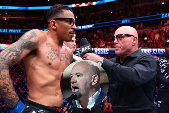 Dana White Confirms $50K Bonus to Joe Rogan on Live Broadcast After ‘Fighting Nerd’ Carlos Prates’ Buzzer Beater KO at UFC 319