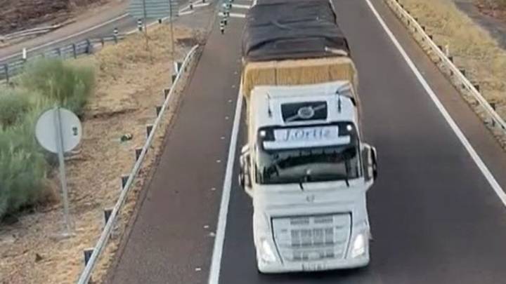 Ganaderos cordobeses envían 400 toneladas de forraje a Cáceres para ayudar a las explotaciones afectadas por los incendios