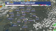 Hot and humid weather hangs tough for a few more days