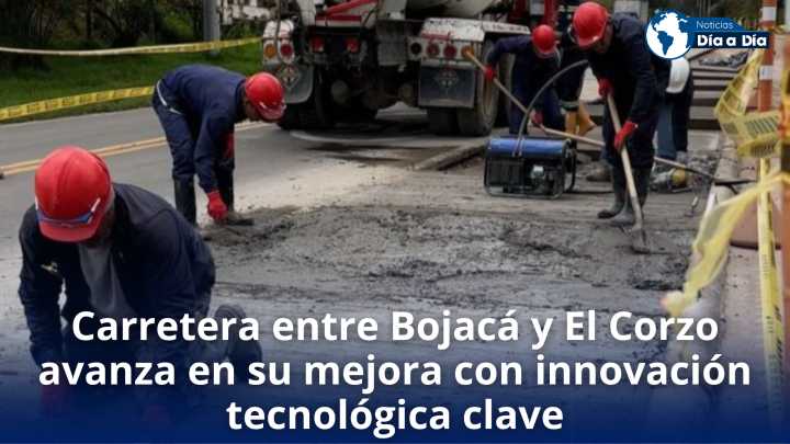 Carretera entre Bojacá y El Corzo avanza en su mejora con innovación tecnológica clave