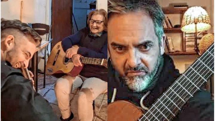 Gualeguaychú: guitarrista y su alumna de 91 años muestran que nunca es tarde para aprender