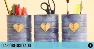 Reciclando las latas que te sobran podés obtener un organizador único: cómo hacerlo