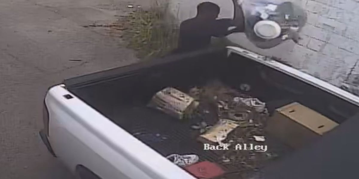 Fairfield business owner catches man on video illegally dumping trash