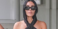 Kim Kardashian Masters Airport Style at 2025 Venice Film Festival