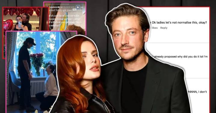 Bella Thorne responde las críticas por perdirle matrimonio a su novio; “son divertidísimos”