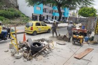 Le metieron ‘mano’ al hueco de la avenida Santa Rita (calle 22)
