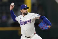 Evoaldi's impressive streak for Rangers ends by giving up 3 homers and 5 runs before Texas rallies