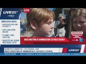 Shooting at Catholic school in Minneapolis | Boy recounts what he faced