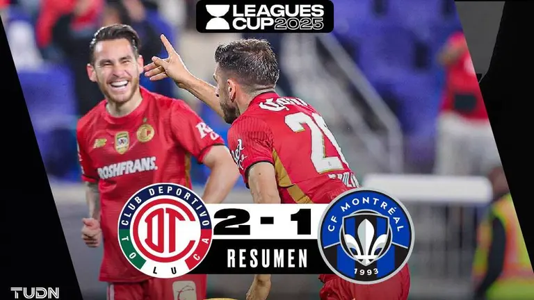 Toluca acaricia el pase a Cuartos de Final en la Leagues Cup tras vencer a Montreal