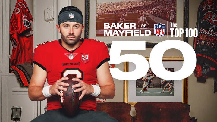 Baker Mayfield Ranked 50 on the NFL's Top 100 Players of 2025