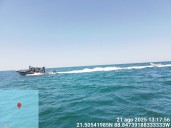 Detienen a pescador furtivo en operativo de vigilancia marítima en las costas de Dzilam de Bravo