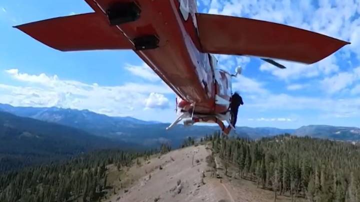 Runner with broken femur hoisted off remote Calif. trail