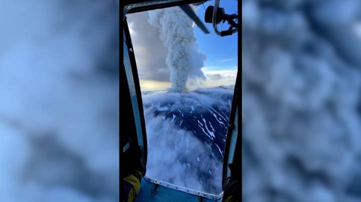Russia's Krasheninnikov Volcano erupts after 600 years. Watch video.