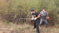 Las fotos de la lucha vecinal contra el incendio de El Acebo