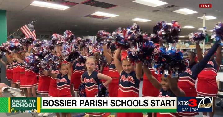 Students head back to class in Bossier Parish with fresh energy and new focus