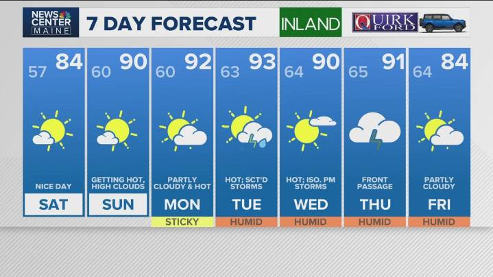 Weather: Your Maine forecast, updated daily