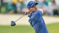 Nicolai Højgaard -- 2 holed-out eagles in 3 holes on DP World