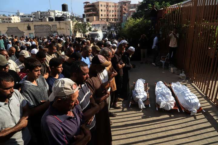 New Israeli strikes kill Palestinians seeking food aid, as Israel denounces famine declaration