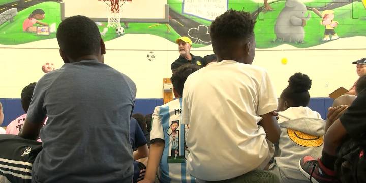 Students in Chesterfield playing soccer for free this season after receiving free gear
