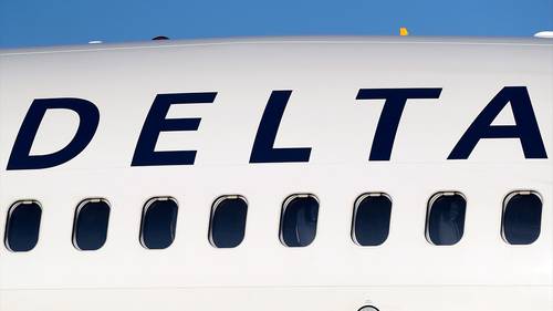 Plane wing clips empty aircraft during pushback