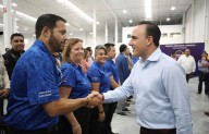 Continúan inversiones en Coahuila: Asiste Manolo Jiménez a la inauguración de la empresa Napoleon