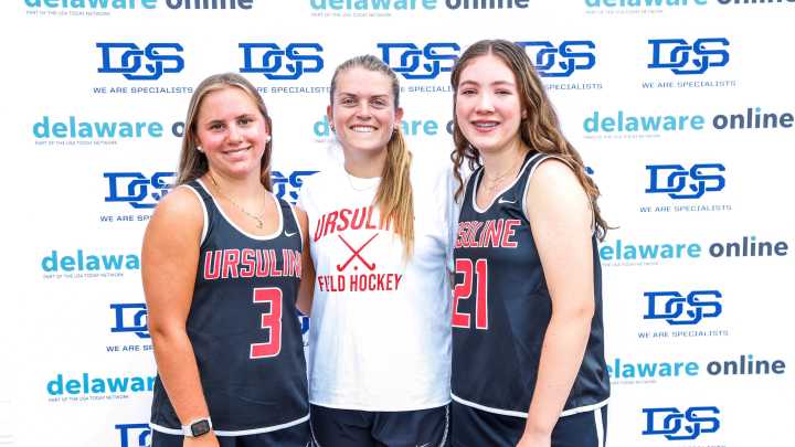 Photos: Delaware Online Football and Field Hockey Media Day at Abessinio Stadium