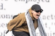 In pictures: Kneecap takes stage ahead of Fontaines D.C.
