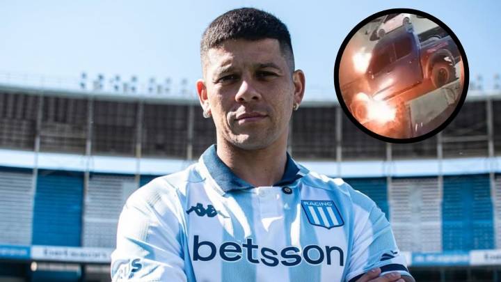 El pésimo momento de Marcos Rojo: le incendiaron una camioneta valuada en más de 100 millones