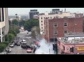 Smoke can goes off during ICE raid near Los Angeles Home Depot