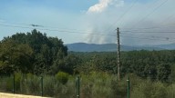 El incendio de Anllares en León se reproduce y corta una carretera