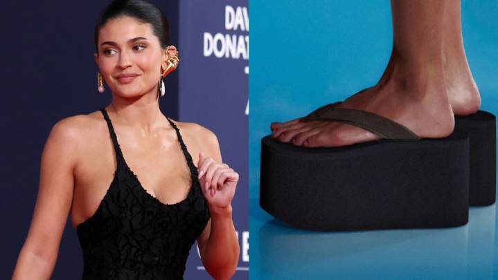 Kylie Jenner Tests Out ERL's Supersized Platform Flip