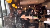 Influencers injured after car crashes into restaurant while they filmed food review